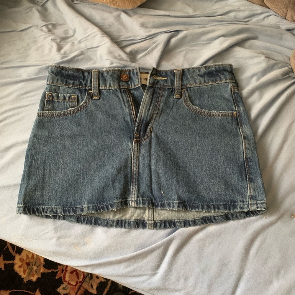 Hollister Blue Mini Skirt Casual